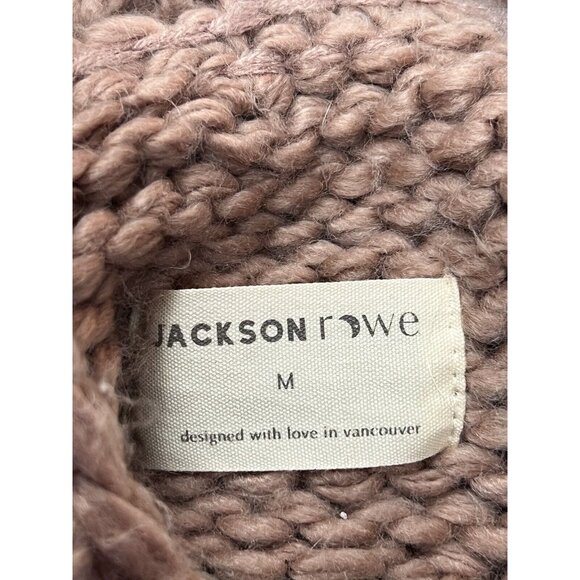Jackson Rowe I See You Cardigan Size M Medium Pink Full Zip - Picture 4 of 10